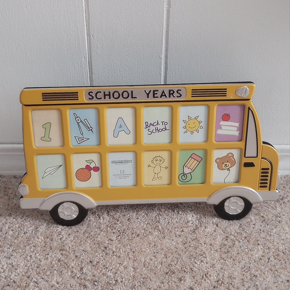 School Years / School Bus Picture Frame